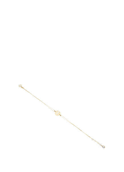 Letter T Women's Gold Bracelet
