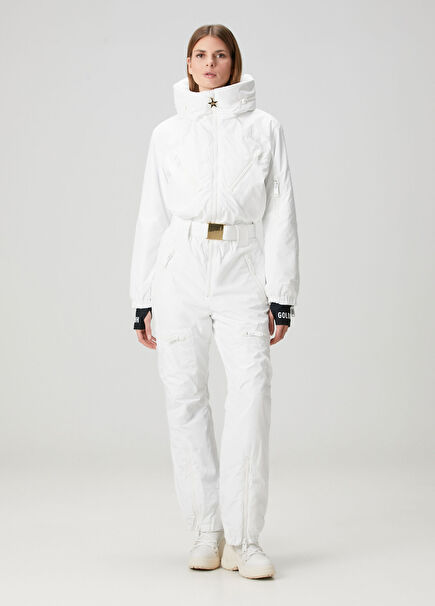 Discover White Ski Jumpsuit