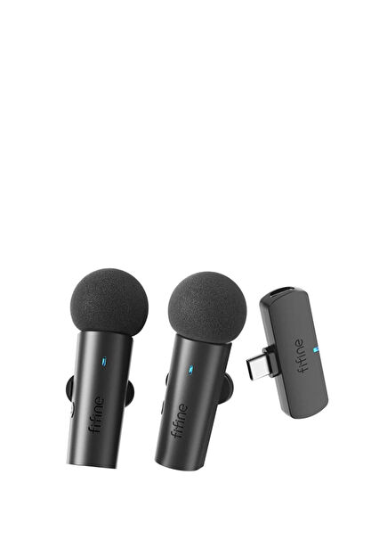M8 2-Person Wireless Lavalier Microphone Set