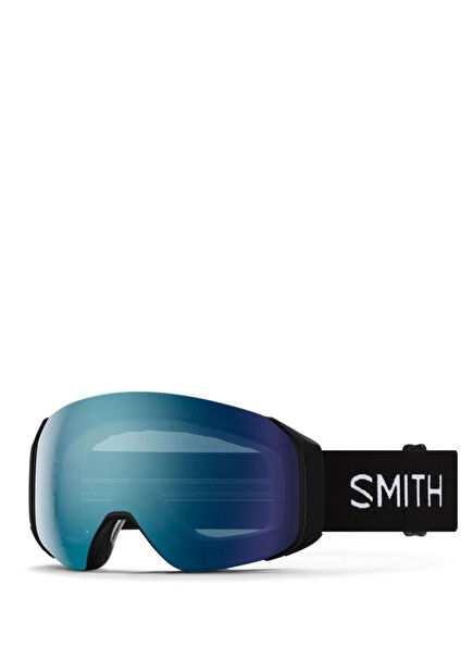 4D MAG S Black ChromaPop™ Everyday Blue Mirror Lens Unisex Ski Goggles + Bonus Lens