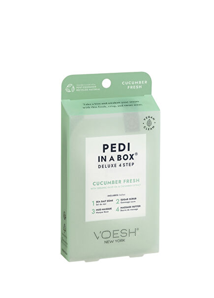 New York Pedi In A Box Deluxe Salatalık Fresh 4 Adımlı Pedikür Seti
