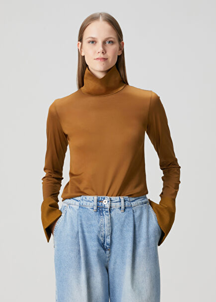 Khaki Long Sleeve T-Shirt