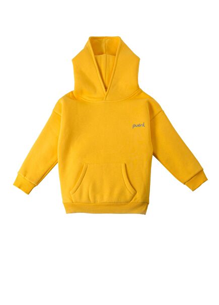 Yellow Unisex Children's Tracksuit Set