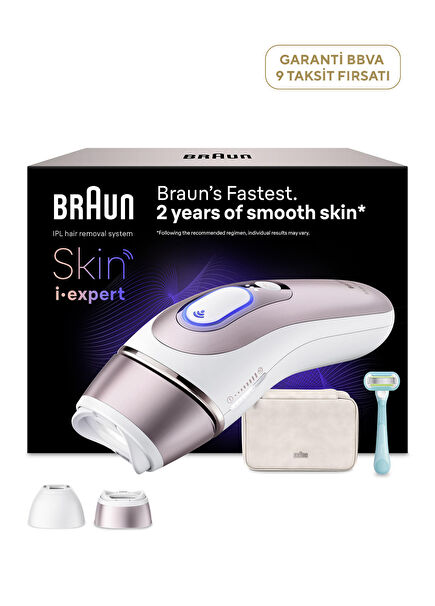 Skin i·expert IPL Laser Hair Removal Tool + Bag + Gillette Venus & 2 Heads PL7211