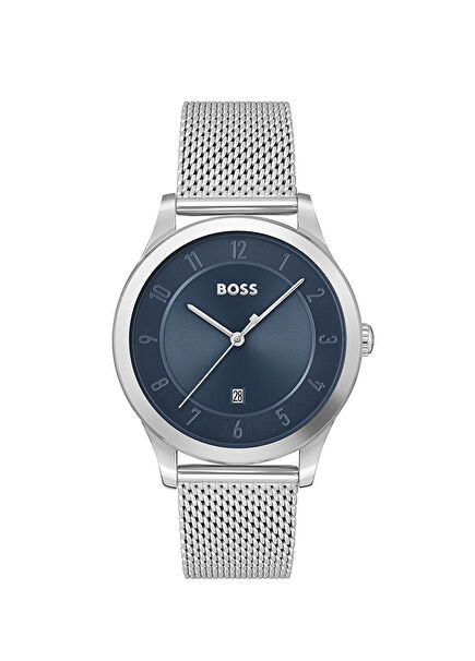 Metallic Gray Men's Wristwatch HB1513985