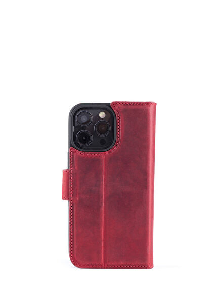 Magic Case Deri iPhone15 Pro Max Telefon Kılıfı