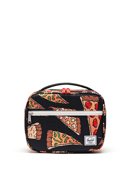 Pop Quiz Pizza Patterned Lunch Box