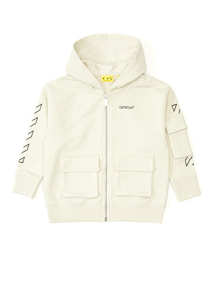 Black Grey Hooded Boys Sweatshirt