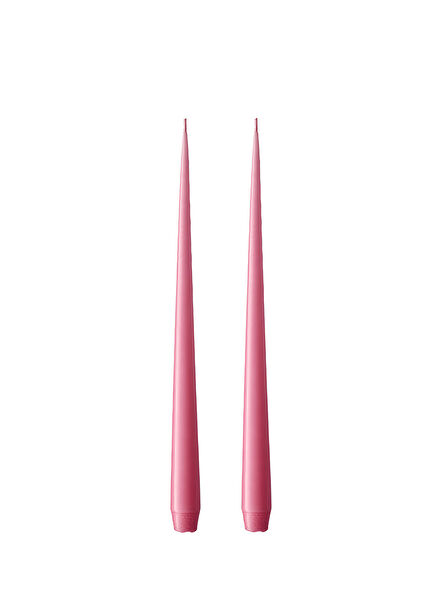 Clear Pink Taper Candle 32 cm