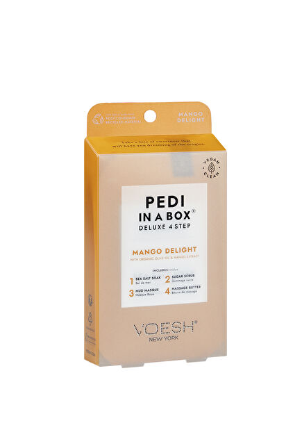 New York Pedi In A Box Deluxe Mango Delight 4 Adımlı Pedikür Seti