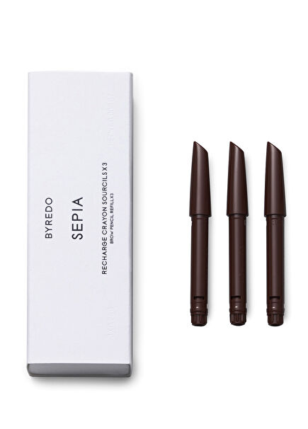 Set Of 3 Refills All-İn-One Sepia 02 Eyebrow Penci