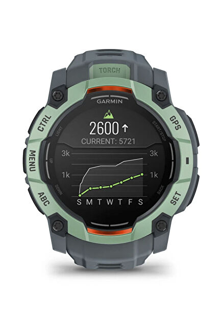 İnstinct 3 Neotropik Twilight AMOLED 50 mm Silikon Kayış Akıllı Saat