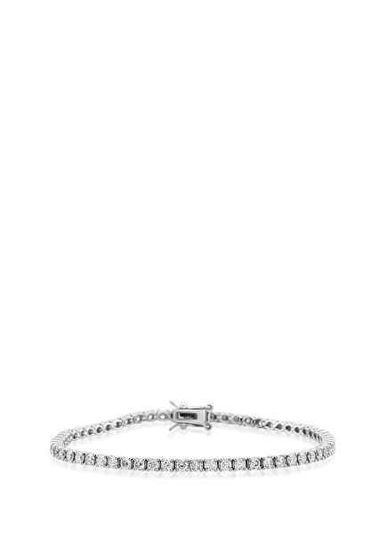 Pırlanta Detaylı Kadın Altın Bileklik