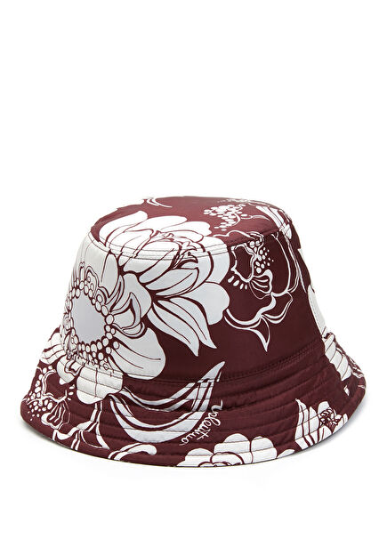 Çiçek Desenli Erkek Bucket Şapka