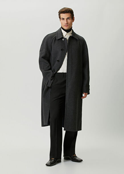Gray Wool Coat