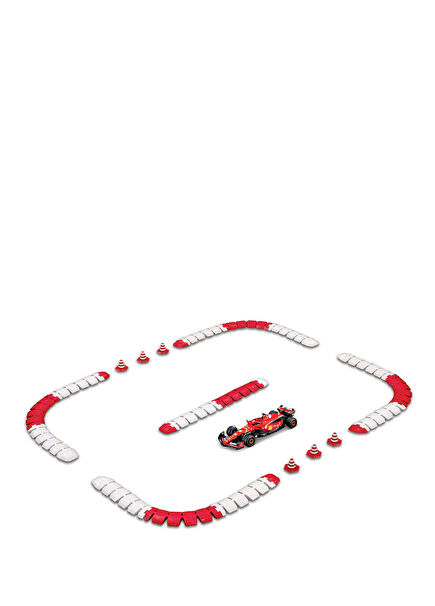 1:41 Die-Cast Ferrari SF-24 Uzaktan Kumandalı Oyuncak Araba ve Pist Seti