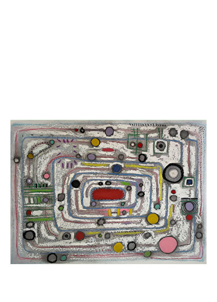 Andy 83x115 cm Mixed Technique Painting