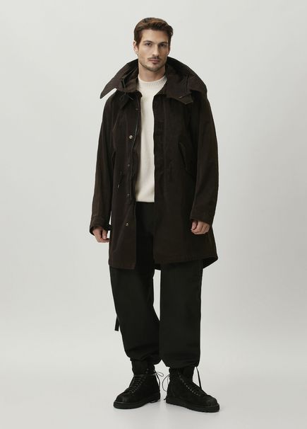 Black Hooded Parka