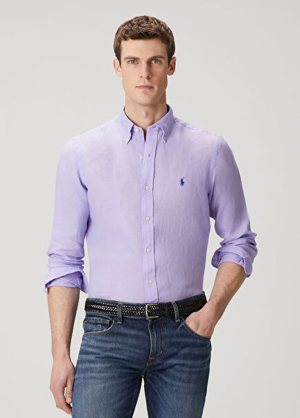 Purple Linen Shirt