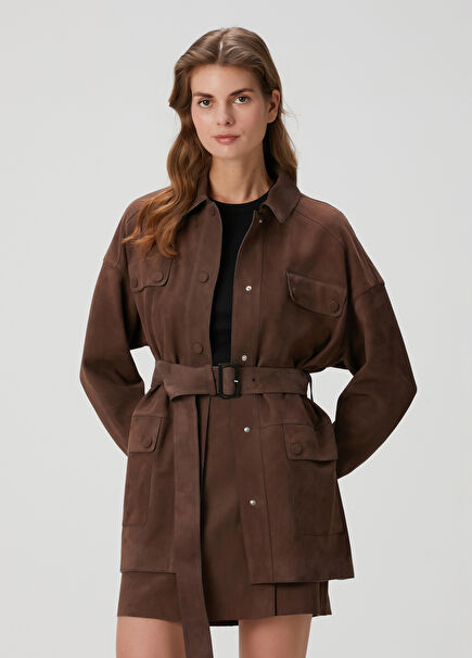 Brown Suede Jacket