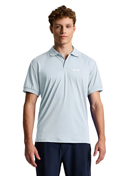 Tech Pique Polo Evo Gri Polo Yaka Kısa Kollu Erkek T-shirt