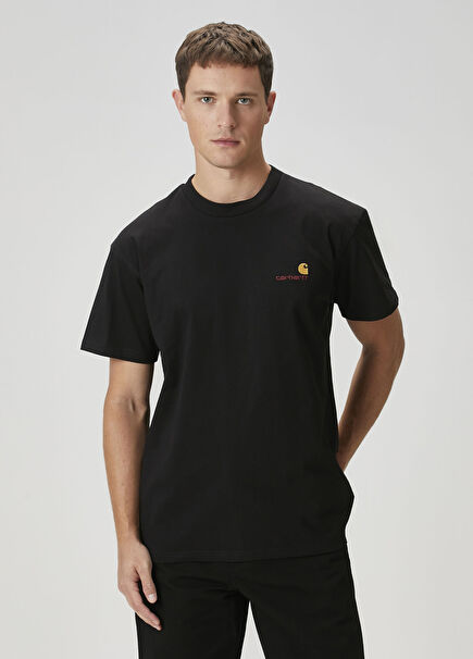 American Script Siyah T-shirt
