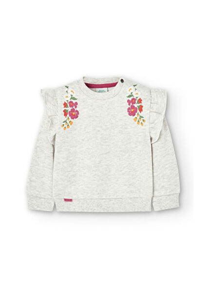 Ecru Girl's Sweatshirt