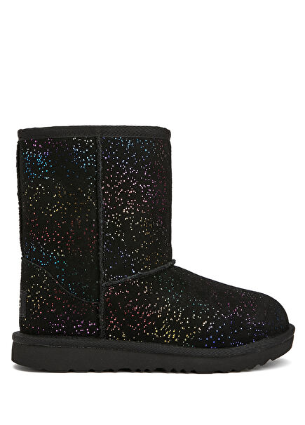 Classic I Shimmer Black Girls Leather Boots