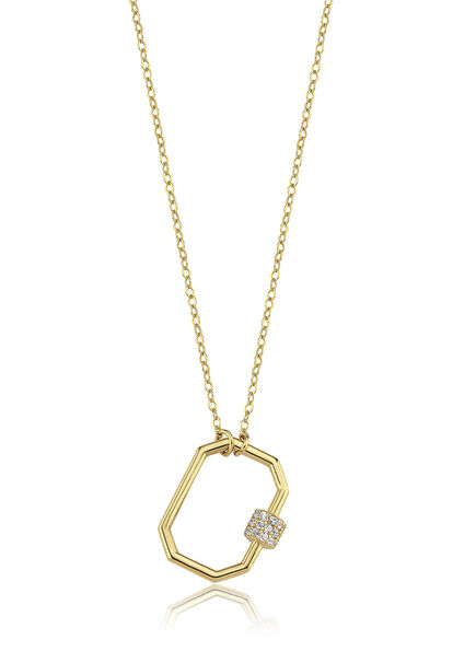 Corner 14 Ayar Altın Kadın Kolye