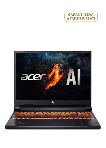 Nitro ANV16-41 AMD Ryzen 7 8845HS 32GB RAM 1TB SSD RTX4060 16'' 165Hz Windows 11 Home Laptop NH.QP0EY.002