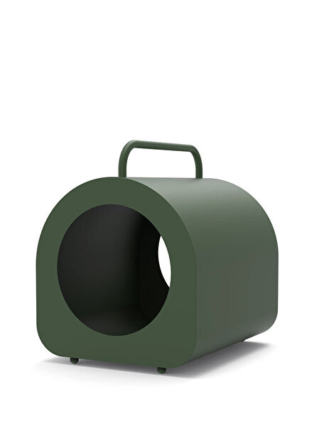 Purr Dark Green Cat House