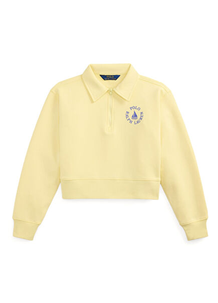 Yellow Girl's Polo Sweatshirt
