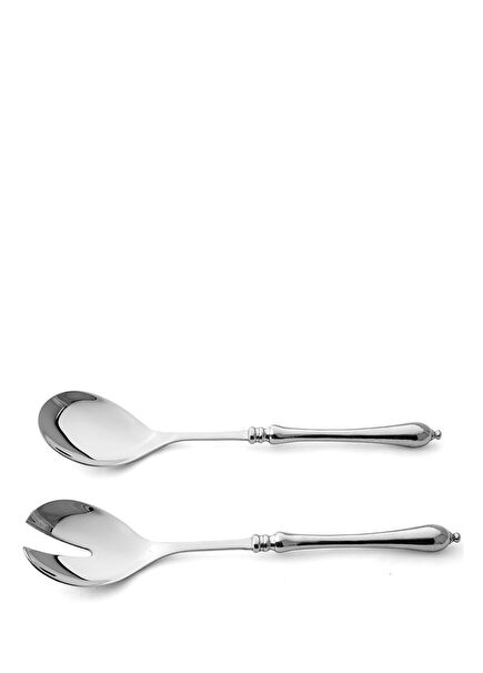 Pewter Salad Serving Set 26 cm