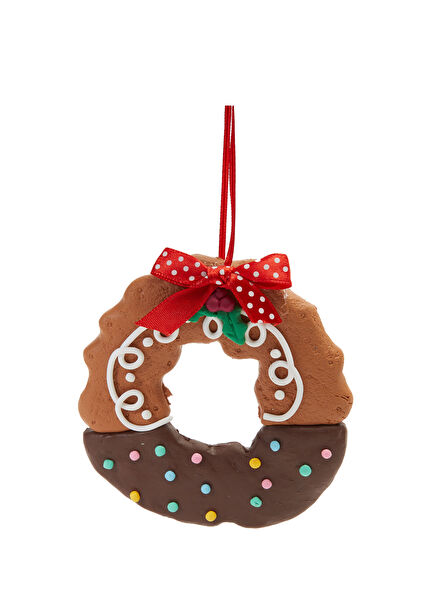 Gingerbread Cookie Form Christmas Ornament