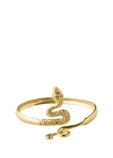 Cleopatra Snake Handmade 22K Gold Plated Women's Bracelet
