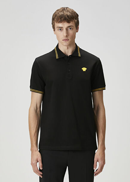 Siyah Polo Yaka T-shirt