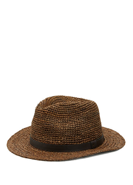 Brown Womens Straw Hat