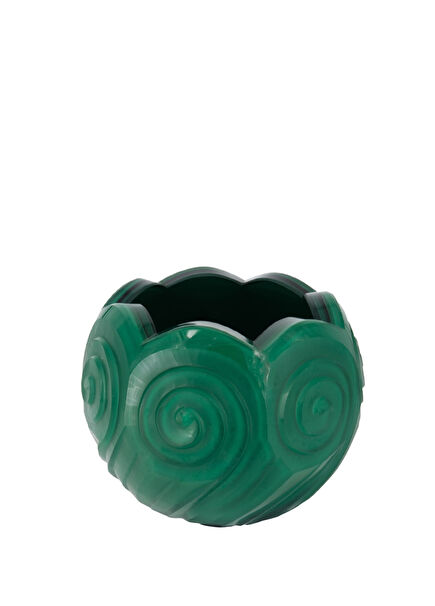Umay Green Glass Vase