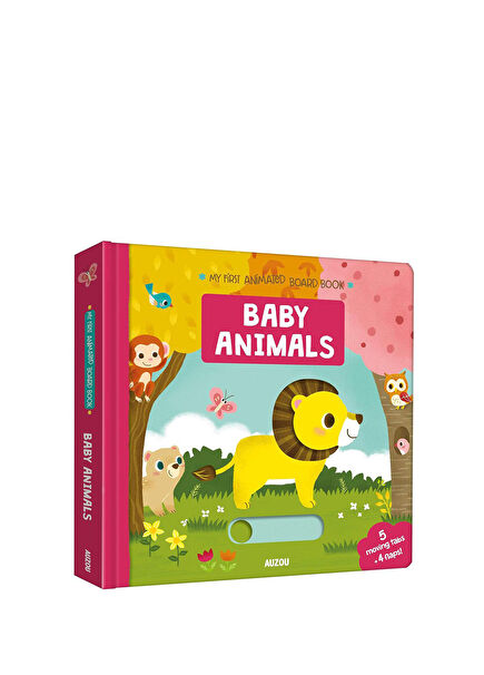 Baby Animals My First Animated Board Book Çocuk İngilizce Aktivite Kitabı