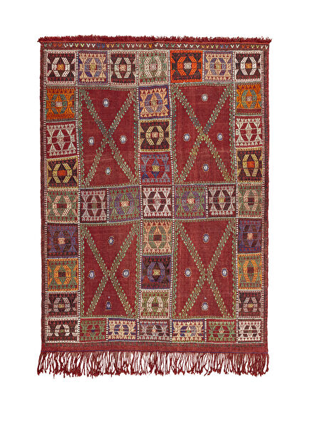Klark Bordeaux Handwoven Rug 144x196 cm
