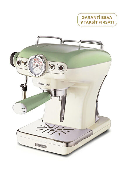 1389 Vintage Yeşil Espresso Kahve Makinesi