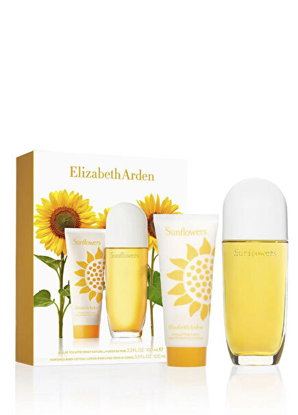 Sunflowers EDT Spray 100 ml + Perfumed Body Lotion 100 ml Kadın Parfüm Seti