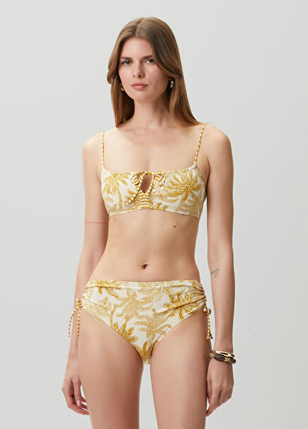 Reve Desenli Bikini Üstü
