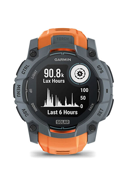 İnstinct 3 Solar Twilight Solstice 50 mm Silikon Kayış Akıllı Saat