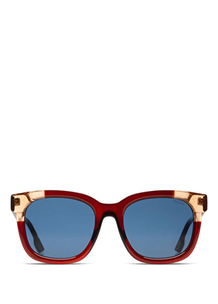 Sienna Burgundy Coral Unisex Sunglasses