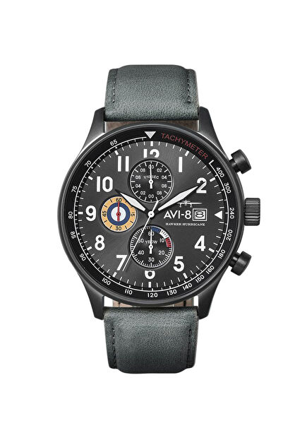 Hawker Hurricane AV-4011-0D Yeşil Deri Erkek Kol Saati