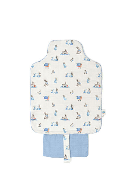 %100 Pamuk Bébé Lapin Çantalı Pratik Katlanabilir Bebek Alt Değiştirme Matı