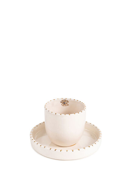Inner Eye Collection Single Mini Eye Ceramic Turkish Coffee Cup
