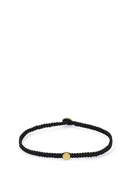 Altın Kaplama Çelik Erkek Makrome Bileklik