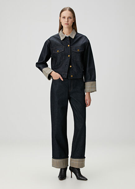 Shea Koyu Lacivert Jean Pantolon